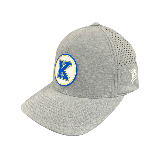 Men's Kearney Bearcats Branded Bills Circle K Curved Performance Hat - HTHRGRAY