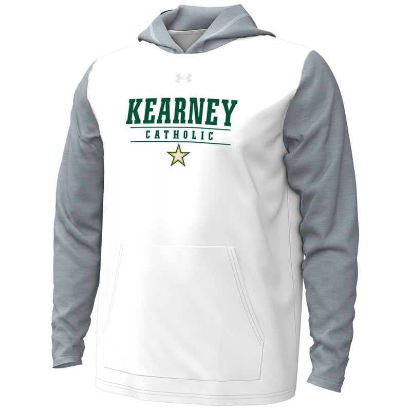 Men's Kearney Catholic Stars Under Armour All Day Lite Hoodie - 000 - WHITE