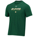 Men's Kearney Catholic Stars Under Armour All Day Tape Performance T-Shirt - 29HGREEN