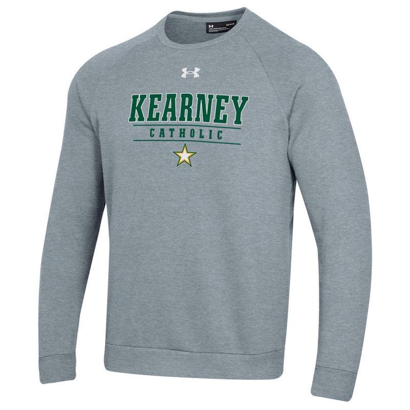 Men's Kearney Catholic Stars Under Armour Rival Crew - 949 - GREY