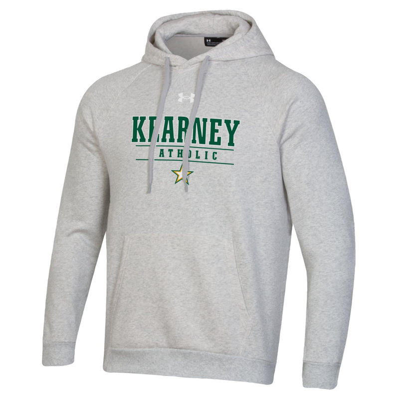 Men's Kearney Catholic Stars Under Armour Rival Hoodie - 949 - GREY