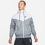 Men's NIke Windrunner Hooded Jacket - 084GR/WH