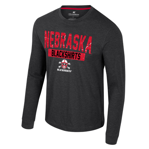 Men's Nebraska Huskers Blackshirts Neo Longsleeve - BLACK