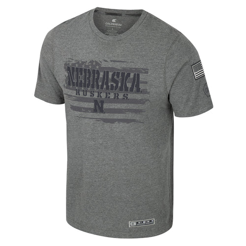 Men's Nebraska Huskers Booyah T-Shirt - GREY