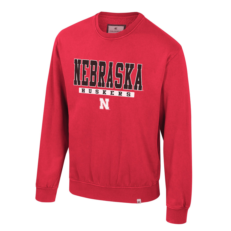 Men's Nebraska Huskers Cap-E-Tan Sweatshirt - RED