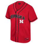 Men's Nebraska Huskers Detonation Baseball Jersey - RED