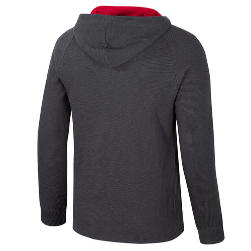 Men's Nebraska Huskers Dujour Henley - CHARCOAL