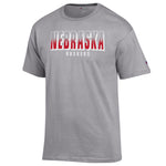 Men's Nebraska Huskers Fade T-Shirt - 950GRAY