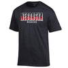 Men's Nebraska Huskers Fade T-Shirt - 999 - BLACK