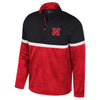 Men's Nebraska Huskers Meekus 1/2 Zip Fleece - BLACK