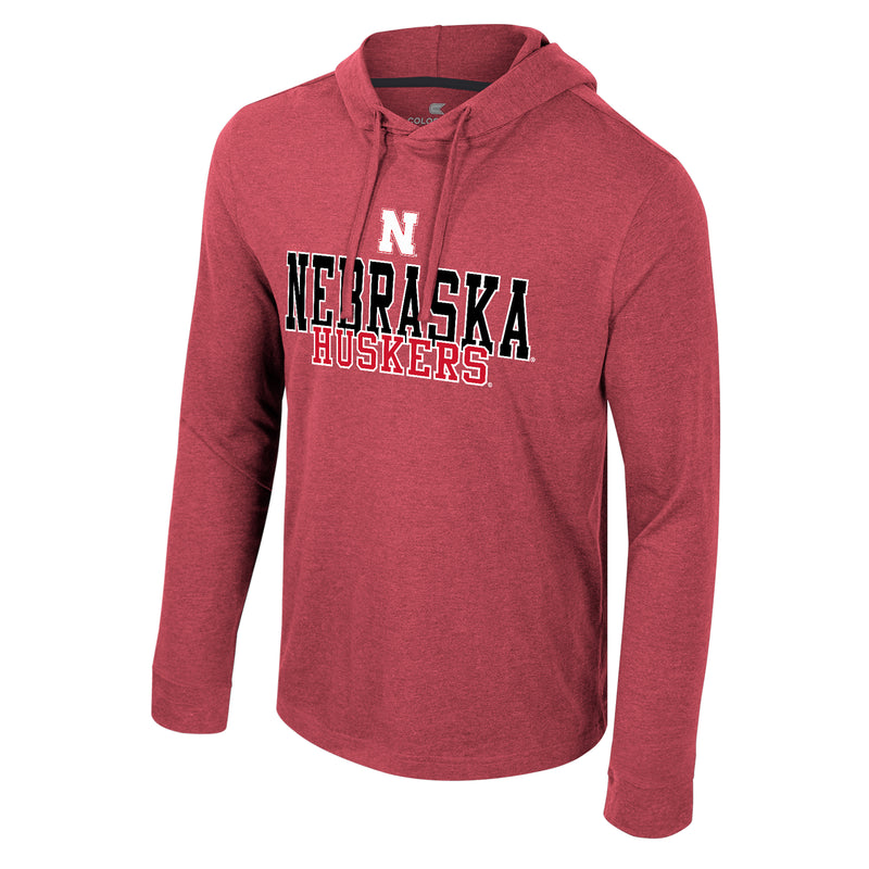 Men's Nebraska Huskers Neo Lightweight Hoodie - RED