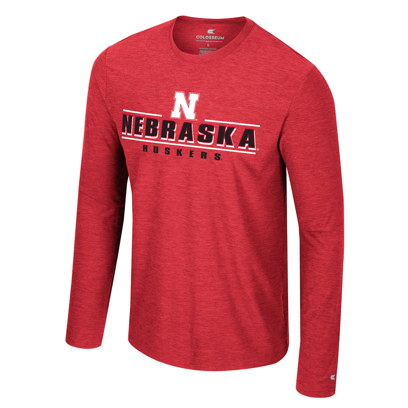 Men's Nebraska Huskers Oh Snap! Longsleeve - RED