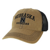 Men's Nebraska Huskers Old Favorite Arch Hat - KHAKI