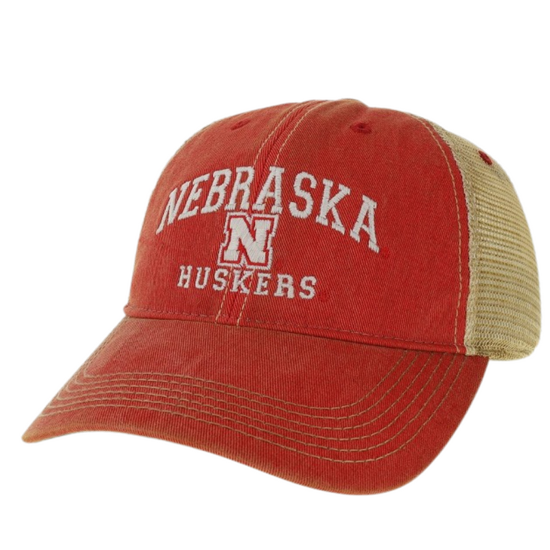 Men's Nebraska Huskers Old Favorite Arch Hat - SCARLET