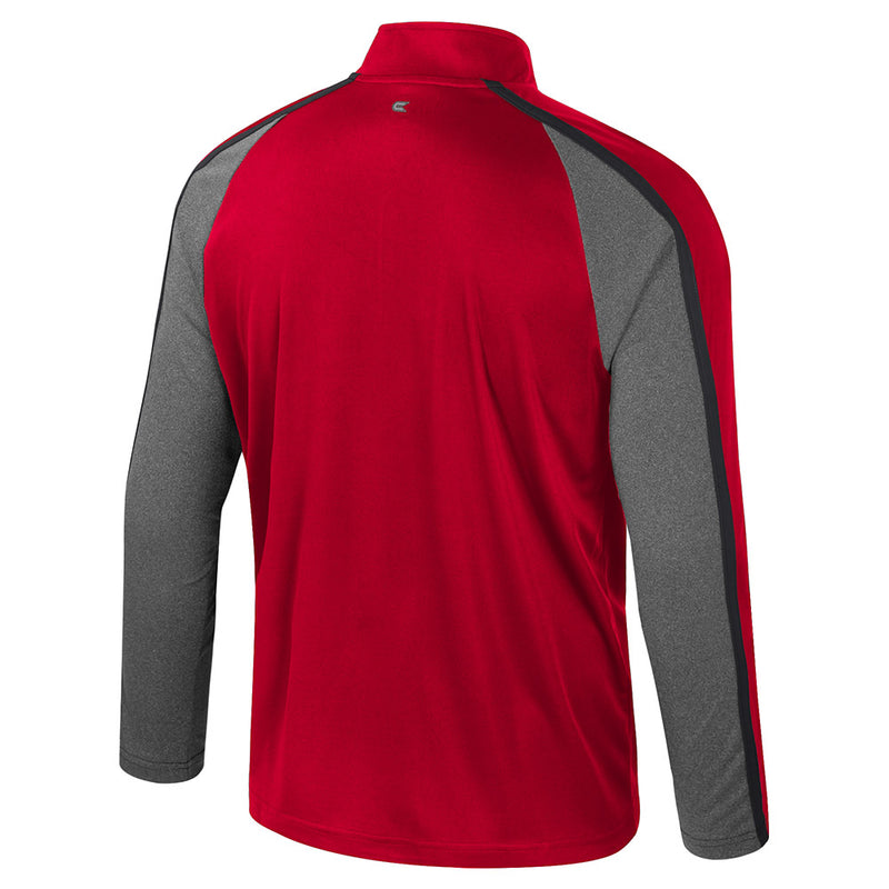 Men's Nebraska Huskers Online 1/4 Zip - RED