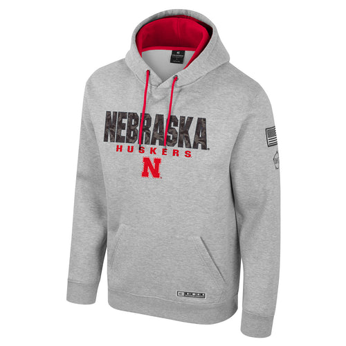 Men's Nebraska Huskers Oorah Hoodie - GREY