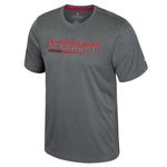 Men's Nebraska Huskers Physics T-Shirt - HTHRCHAR