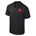 Men's Nebraska Huskers Potential Polo - BLACK