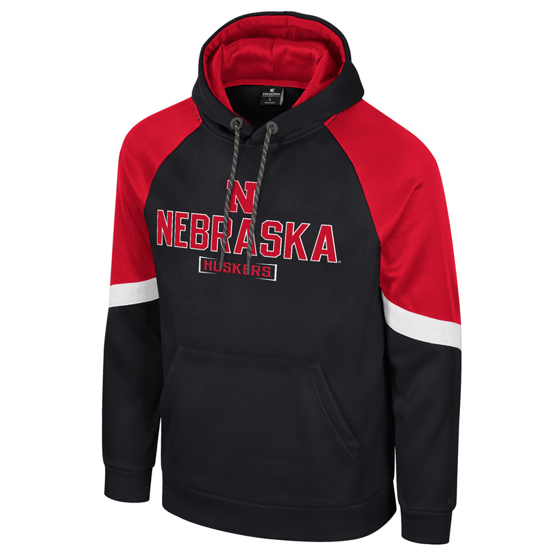 Men's Nebraska Huskers Prewitt Hoodie - BLACK