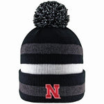 Men's Nebraska Huskers Primetime Nebraska Beanie - BLK/CHA