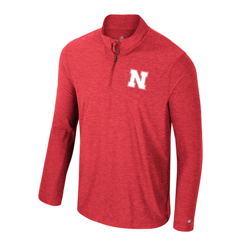 Men's Nebraska Huskers Revolution 1/4 Zip - RED