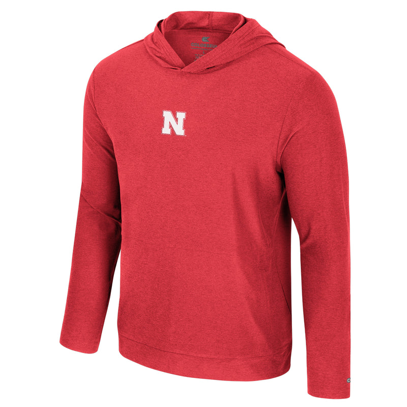 Men's Nebraska Huskers Strauss Hooded T-Shirt - RED