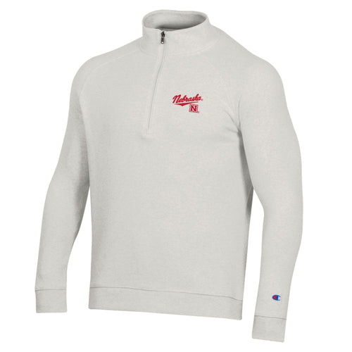 Men's Nebraska Huskers Triumph 1/4 Zip - 798PEBBL