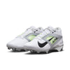 Men's Nike Alpha Menace 4 Pro Football Cleats - 100 - WHITE/BLACK