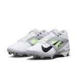 Men's Nike Alpha Menace 4 Pro Football Cleats - 100 - WHITE/BLACK