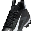 Men's Nike Alpha Menace 4 Shark Football Cleats 2E (Wide) - 001 - BLACK