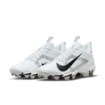 Men's Nike Alpha Menace 4 Shark Football Cleats - 100 - WHITE/BLACK