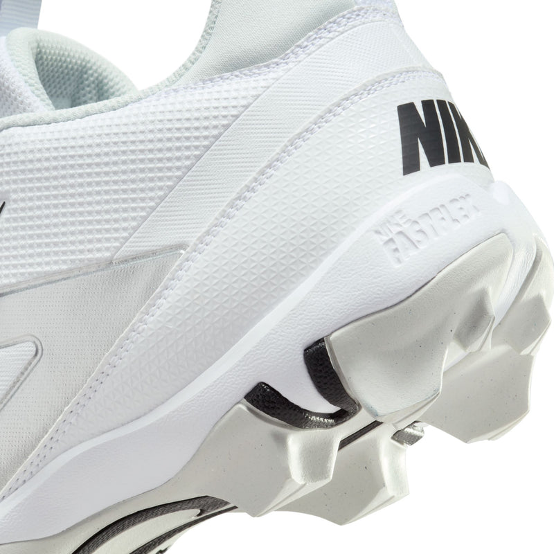 Men's Nike Alpha Menace 4 Shark Football Cleats - 100 - WHITE/BLACK