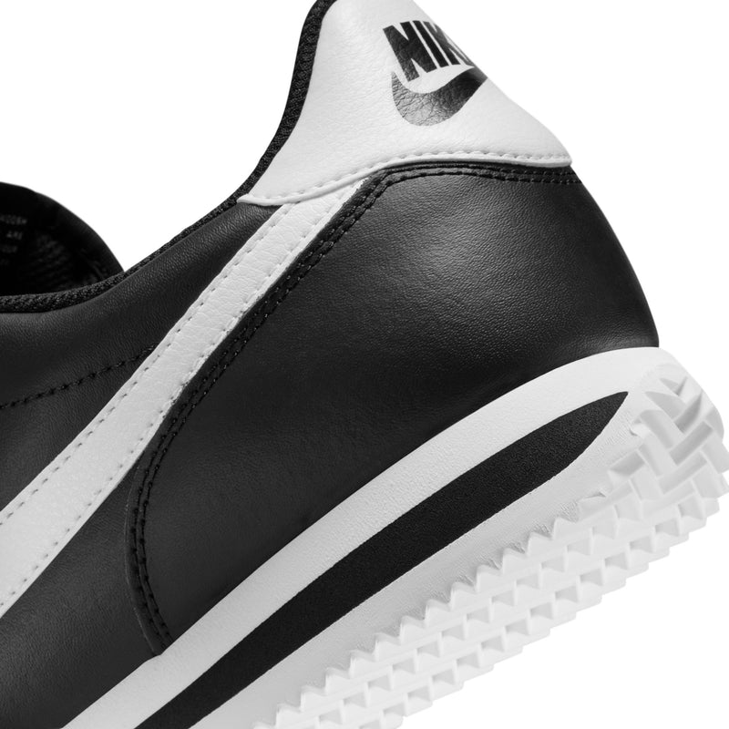 Men's Nike Cortez Leather - 001 - BLACK/WHITE