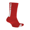 Men's Nike Elite Basketball Crew - 658 - RED