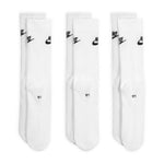 Men's Nike Everyday Essential Crew Socks 3-Pack - 100 - WHITE