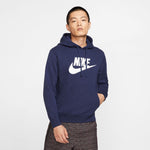 Men's Nike Graphic Pullover Hoodie - 410NAVY