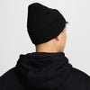 Men's Nike Peak Swoosh Beanie - 010 - BLACK