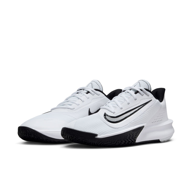 Men's Nike Precision 7 Basketball Shoes - 101 - WHITE/BLACK