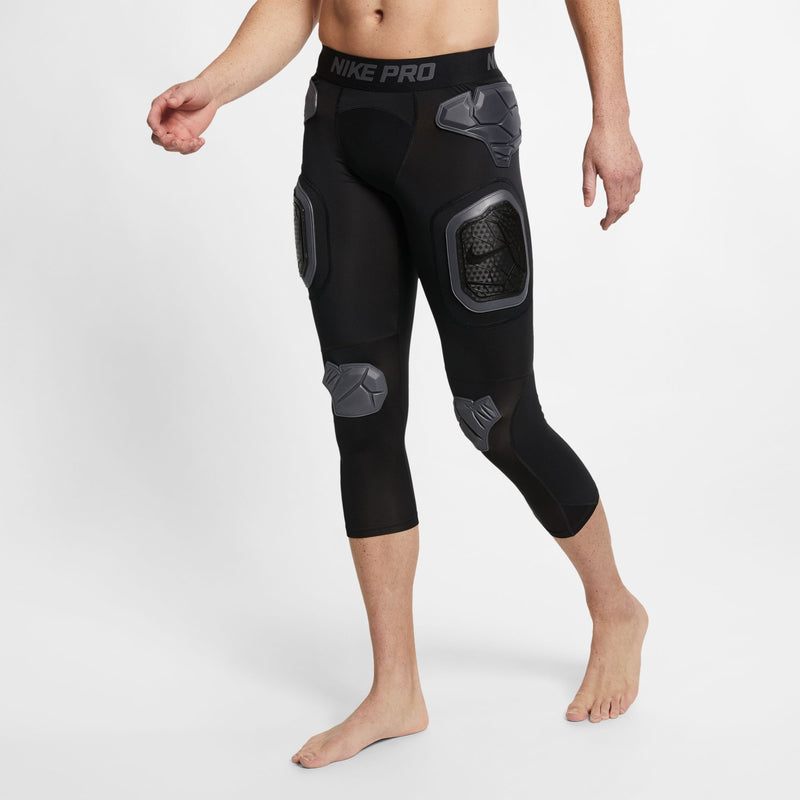 Men's Nike Pro Hyperstrong 3/4 Tight - 010 - BLACK