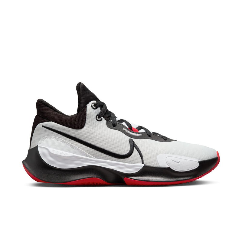 Men's Nike Renew Elevate 3 Basketball Shoes - 100 - WHITE/BLACK