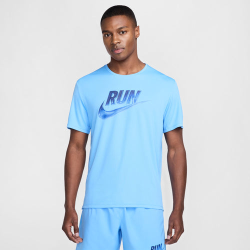 Men's Nike Run Swoosh T-Shirt - 412 - UNIVERSITY BLUE