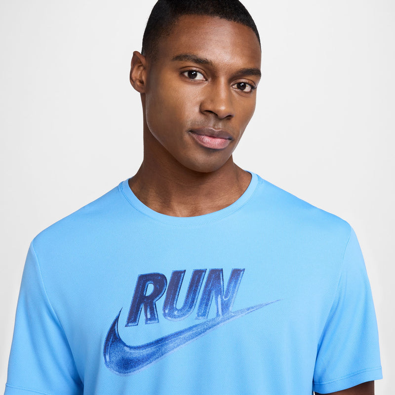 Men's Nike Run Swoosh T-Shirt - 412 - UNIVERSITY BLUE