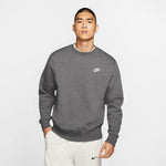 Men's Nike Sportswear Club Fleece Crew - 071 - CHARCOAL