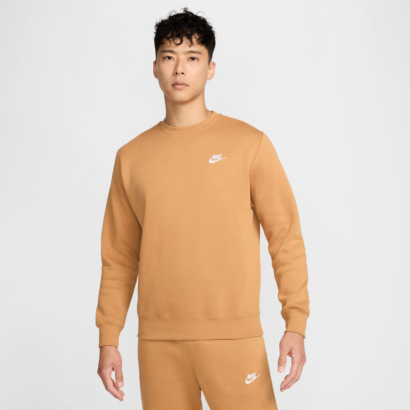 Men's Nike Sportswear Club Fleece Crew - 224FLAX