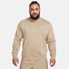 Men's Nike Sportswear Club Fleece Crew - 247KHAKI