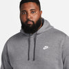 Men's Nike Sportswear Club Fleece Left Chest Hoodie - 071 - CHARCOAL