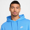 Men's Nike Sportswear Club Fleece Left Chest Hoodie - 412 - UNIVERSITY BLUE