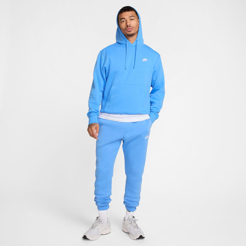 Men's Nike Sportswear Club Fleece Left Chest Hoodie - 412 - UNIVERSITY BLUE