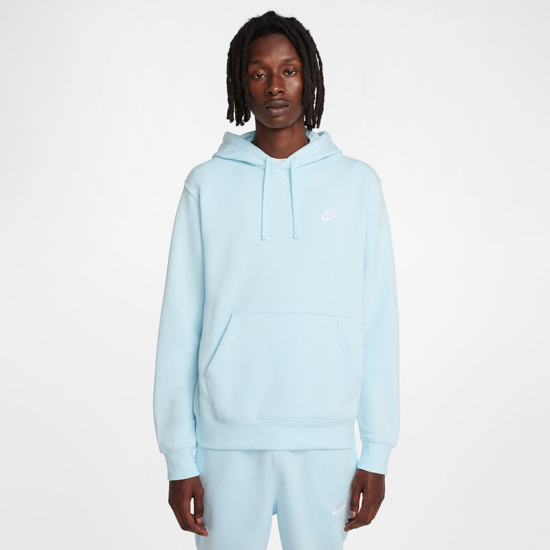 Men's Nike Sportswear Club Fleece Left Chest Hoodie - 474GBLU