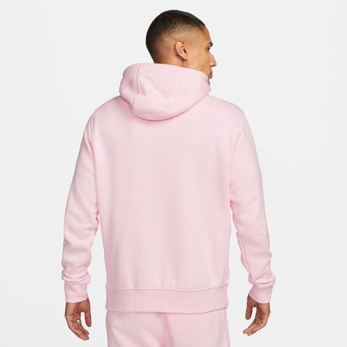 Men's Nike Sportswear Club Fleece Left Chest Hoodie - 663 - PINK FOAM